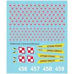 Team Yankee: Polish Decal Set TWP951